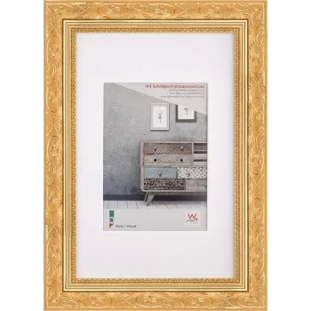 Photo frame Walther Barock 20x30 cm, wooden gold finish
