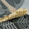 Waffle Iron Cloer 1629 5 Waffles 930 W Black Metallic