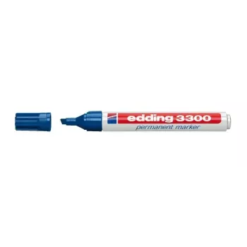 Permanent Marker Edding 3300 Blue 10 pcs