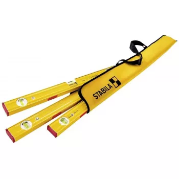 Spirit level set STABILA PRO SET 80 ASM 19716 — 30 cm, 60 cm, 120 cm, accuracy 0.5 mm/m