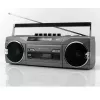 Portable cassette player Soundmaster SRR80TI with DAB+ and FM, LCD display, 3 W RMS, 3.5 mm headphone, battery/230V