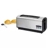 Toaster Clatronic TA 3687 4 slice 1200 W Black Stainless steel