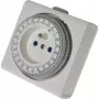 Analog timer REV 0025020109 WS compact white — mechanical time switch for daily control