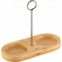 PEUGEOT coaster for Peugeot Linea salt & pepper mill — bamboo 17 cm, natural finish