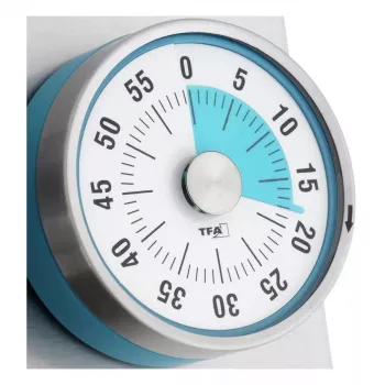 Mechanical kitchen timer TFA-Dostmann 38.1028.20 Turquoise 60 min