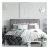Quartz clock TFA-Dostmann 60.3017 Circle Grey White Wall Table Clock