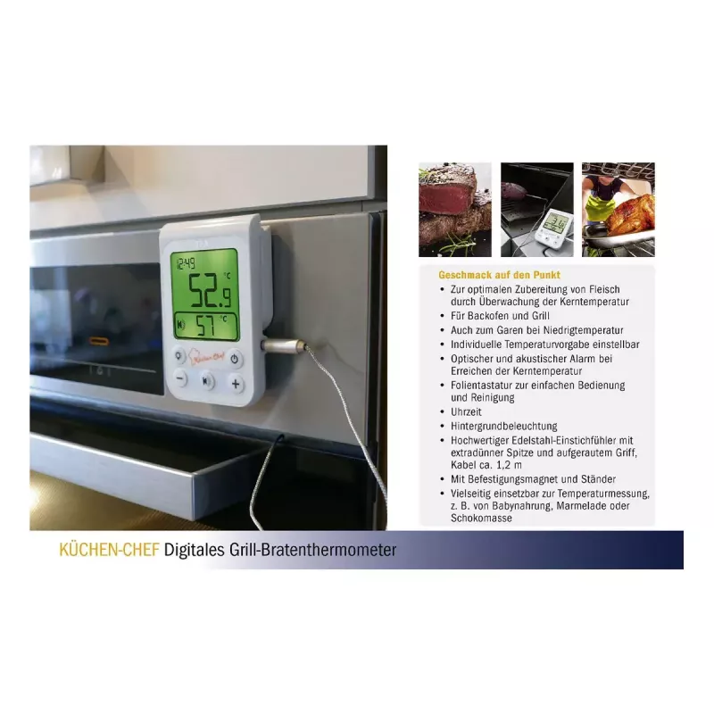Food thermometer TFA-Dostmann KÜCHEN-CHEF -20 to 300 °C Digital