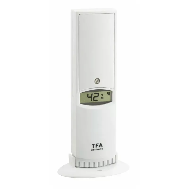 Environmental sensor tfa dostmann WeatherHub smart home Wireless — Humidity & Temperature, Wi‑Fi, AC/Battery (AA), 40×28×104 mm