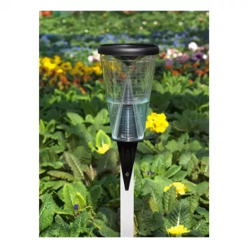 Rain Gauge TFA-Dostmann 47.1008 Black Transparent 122mm x 122mm x 305mm