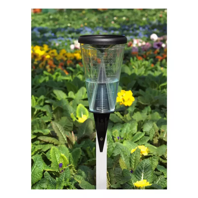Rain Gauge TFA-Dostmann 47.1008 Black Transparent 122mm x 122mm x 305mm