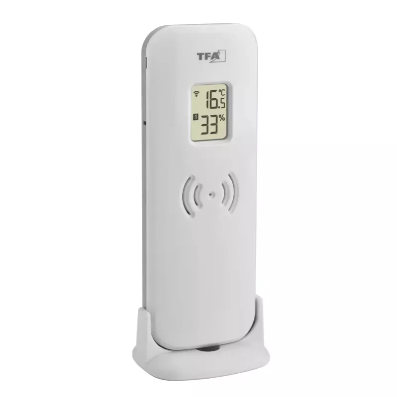 TFA-Dostmann Meteo Jack Silver Indoor Outdoor Thermometer Hygrometer Barometer