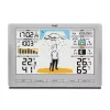 TFA-Dostmann Meteo Jack Silver Indoor Outdoor Thermometer Hygrometer Barometer