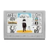 TFA-Dostmann Meteo Jack Silver Indoor Outdoor Thermometer Hygrometer Barometer
