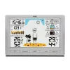 TFA-Dostmann Meteo Jack Silver Indoor Outdoor Thermometer Hygrometer Barometer