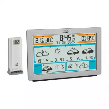TFA-Dostmann TFA.me Silver LCD Battery Wi-Fi Anemometer Hygrometer Thermometer