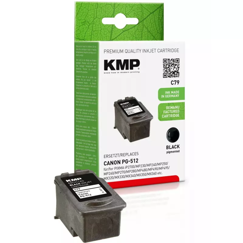 Cartridge KMP Canon PG512 black