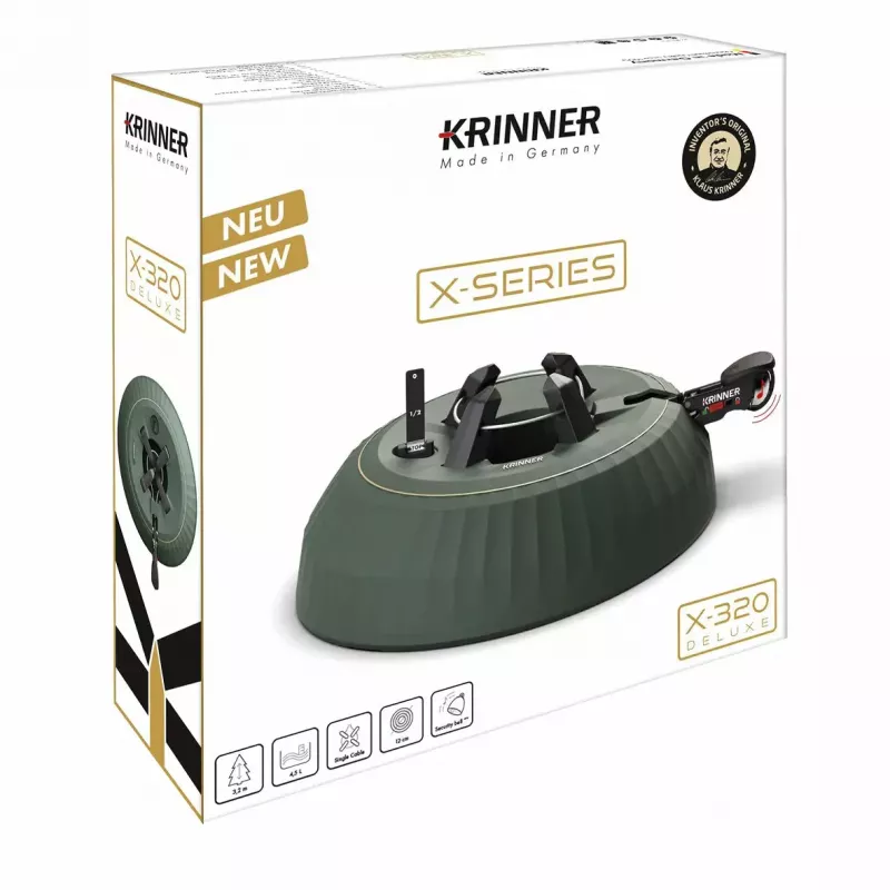 Krinner X-320 Deluxe Christmas Tree Stand Green 4.5L 39cm 6kg