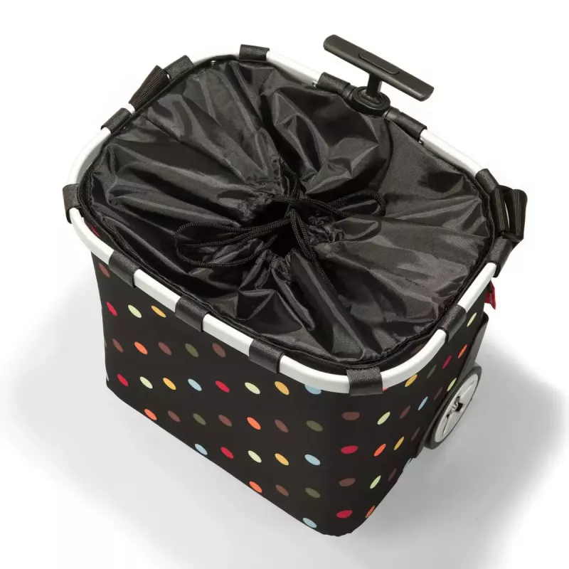 Tote bag Reisenthel Carrycruiser — 40 L, aluminium frame, polyester, 420×320 mm, black/multicolour