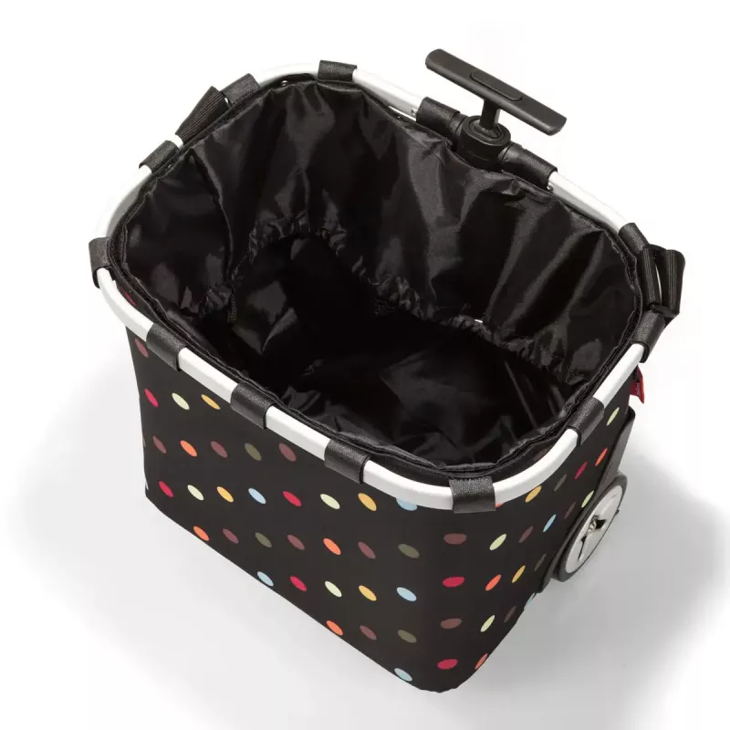 Tote bag Reisenthel Carrycruiser — 40 L, aluminium frame, polyester, 420×320 mm, black/multicolour