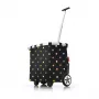 Tote bag Reisenthel Carrycruiser — 40 L, aluminium frame, polyester, 420×320 mm, black/multicolour