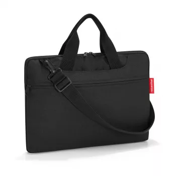 Laptop messenger case Reisenthel MA7003 for 39.6 cm (15.6 inch) screens, black, shoulder strap