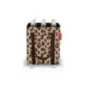Bottle bag Reisenthel ZJ6048, polyester, 240×240×280 mm, colour Black/Brown