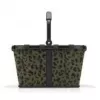 Shopping basket Reisenthel carrybag Black/Brown, aluminium frame, polyester, 22 L, 480×280 mm