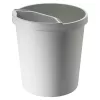 Trash Can Helit H6105882 18 L Round Plastic Grey