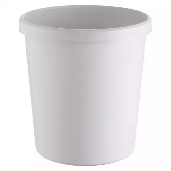 Trash Can Helit H6105882 18 L Round Plastic Grey