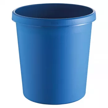 Trash Can Helit H6105834 18L Round Plastic Blue