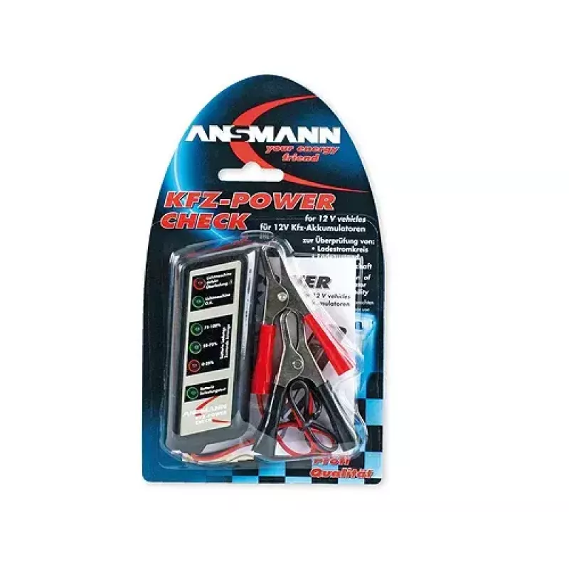 Battery tester Ansmann Vehicle power check 4000002 Black