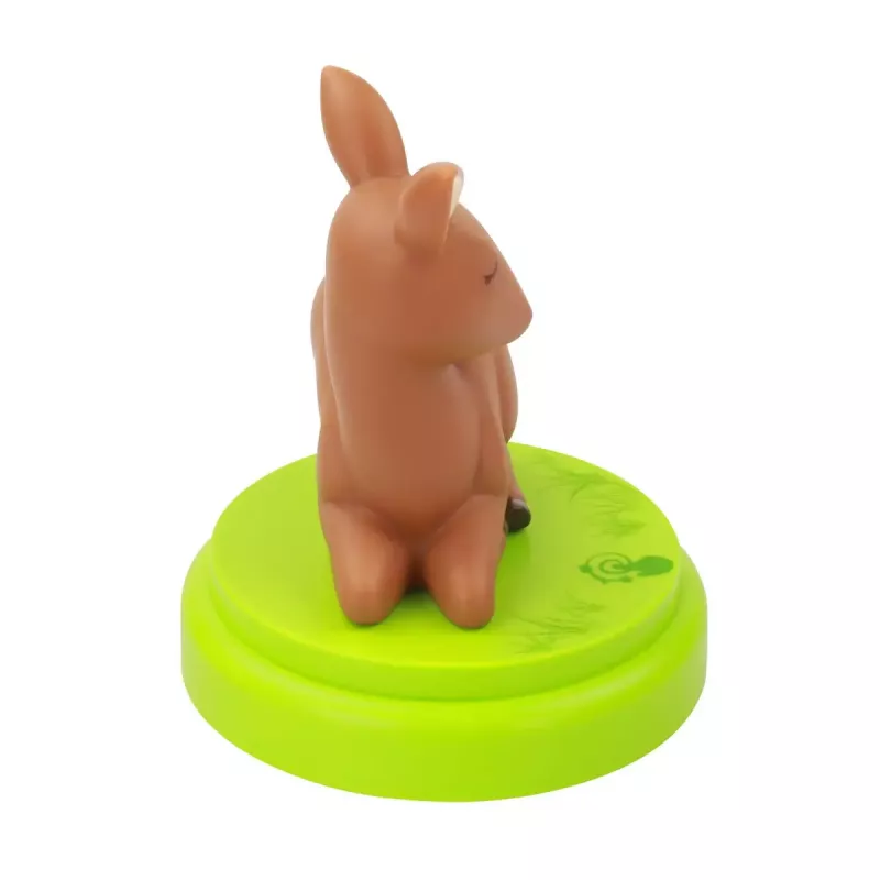 ANSMANN baby night-light 1800-0059 — LED, yellow light, battery AA ×3, 119×119×137 mm, brown/green
