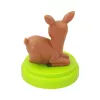 ANSMANN baby night-light 1800-0059 — LED, yellow light, battery AA ×3, 119×119×137 mm, brown/green