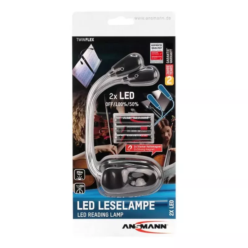 Table lamp Ansmann 1600-0119 Black