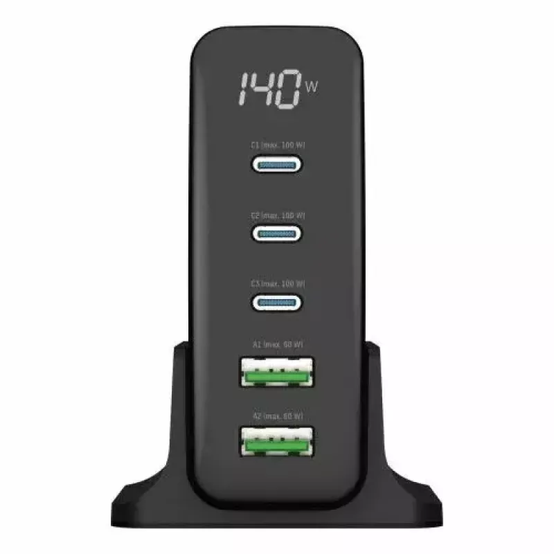 Indoor Charger Ansmann DC5140PD Universal Black USB Fast Charging