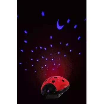 Night Light Ansmann Starlight Black Red