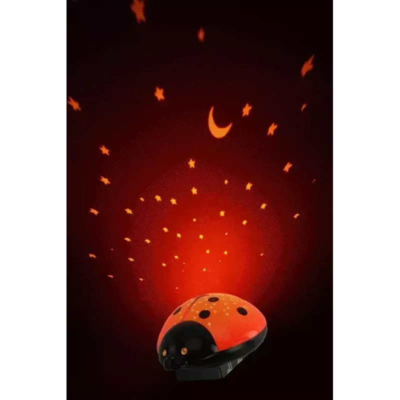 Night Light Ansmann Starlight Black Red