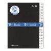 divider book Pagna 24321-04 Black A4