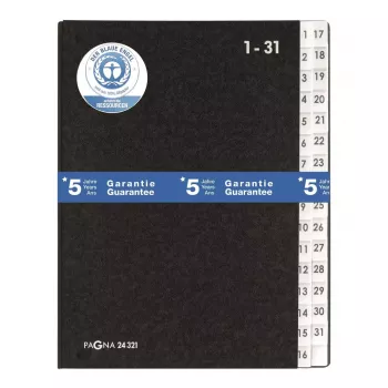 divider book Pagna 24321-04 Black A4