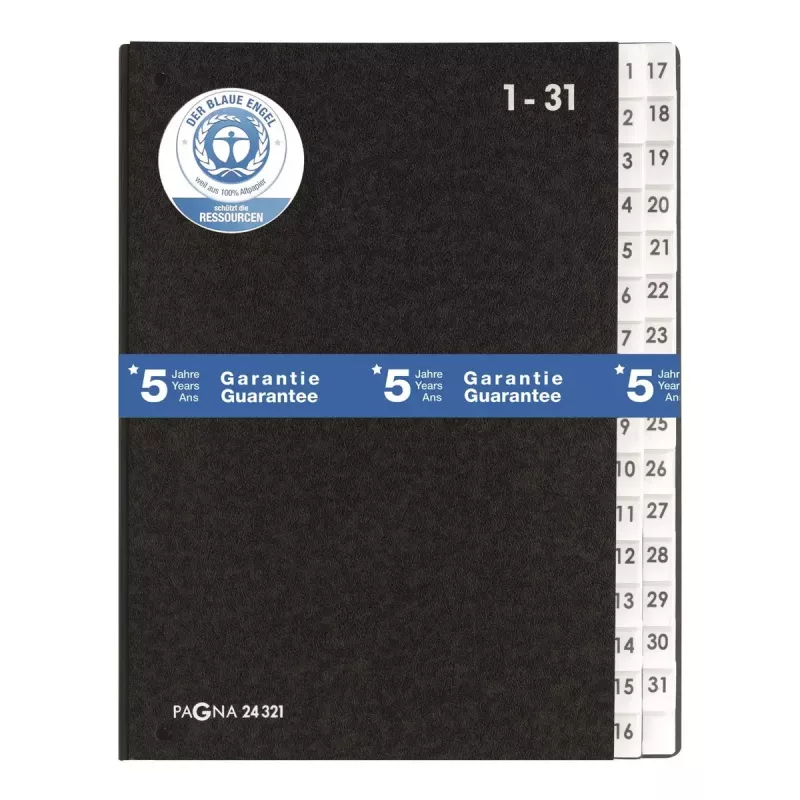 divider book Pagna 24321-04 Black A4