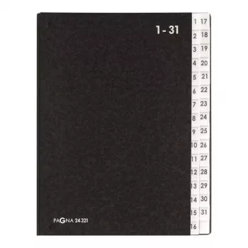 divider book Pagna 24321-04 Black A4
