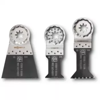 Jigsaw Blade FEIN 35222952030 3 pcs Universal Black Stainless Steel
