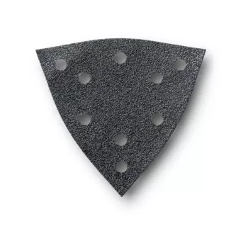 Sanding sheet for rotary tool Fein 63717295020, 130 mm, pack of 16, black