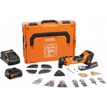 Oscillating Multitool Fein AMM 500 PLUS, 4.0 Ah battery, 11,000–20,000 RPM