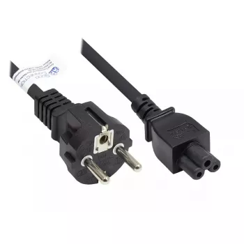 Power Cable Alcasa P0005-S018 Black 1.8 m