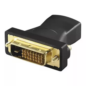 Connector HDMI DVI Alcasa HDMI - DVI F/M Black