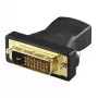Connector HDMI DVI Alcasa HDMI - DVI F/M Black