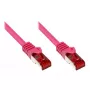 Alcasa 30m Cat 6 S/FTP networking cable Magenta