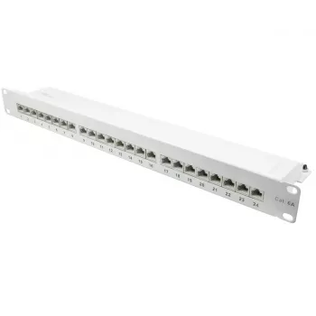 Patch Panel Alcasa GC-N0146 0.5U 10 Gigabit Ethernet RJ-45 Cat6a