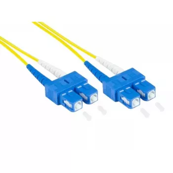 Fibre optic cable Alcasa LW-930SC 30 m 2x SC Yellow